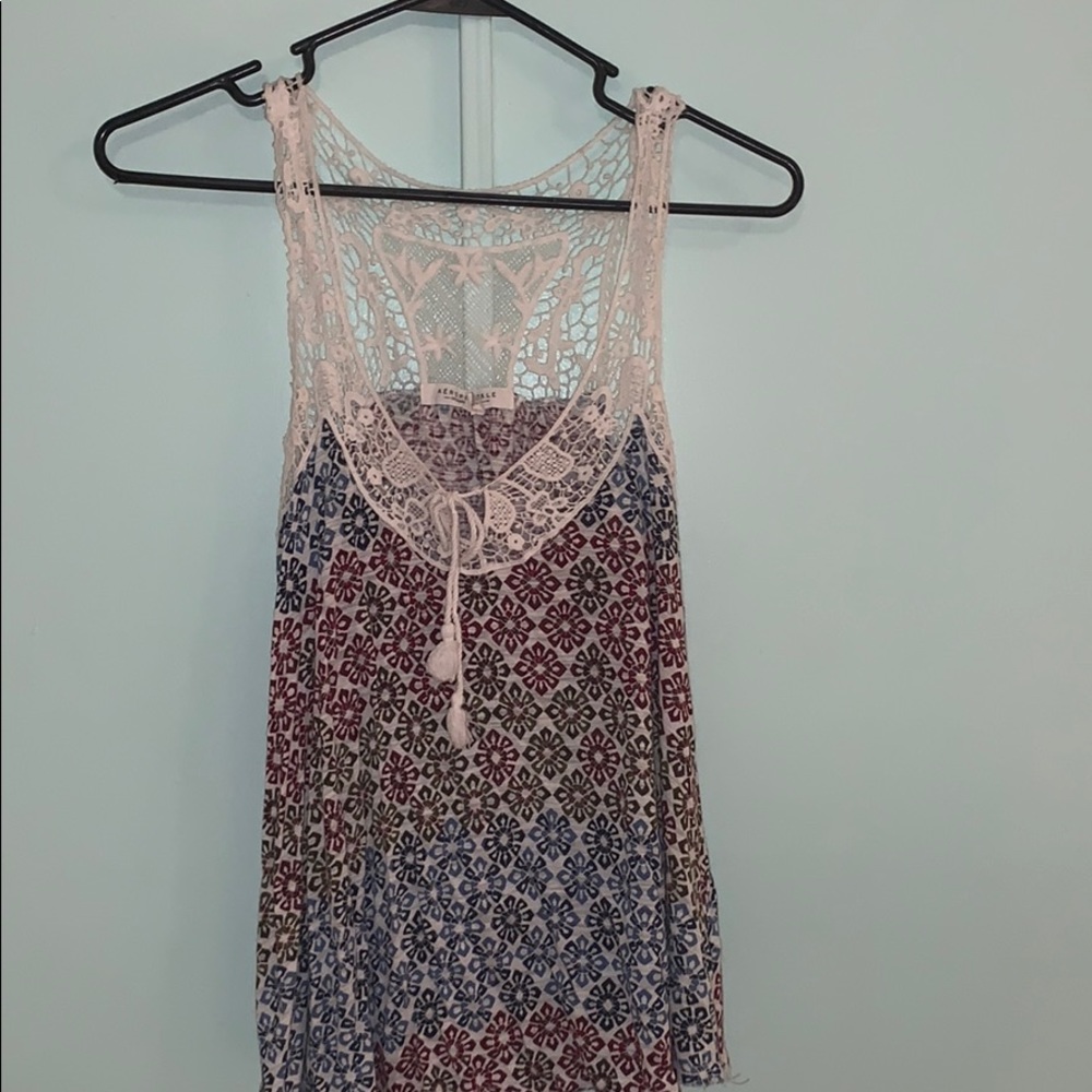 Aeropostale laced tank top